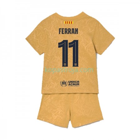 Billiga Fotbollströjor FC Barcelona Ferran Torres 11 Barn Borta tröja 2022/23 Kortärmad
